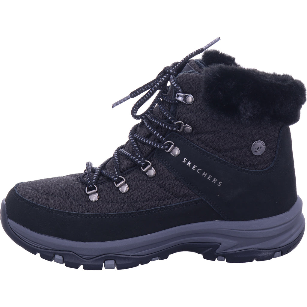SKECHERS Damen Moonboots Trego in schwarz