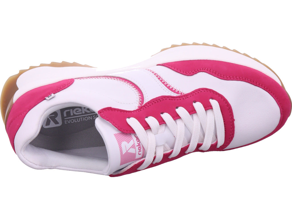 Rieker Damen Sneaker Fsk Damen Halbschuhe in pink