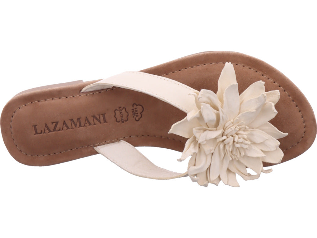 Lazamani Damen Pantolette  in weiß