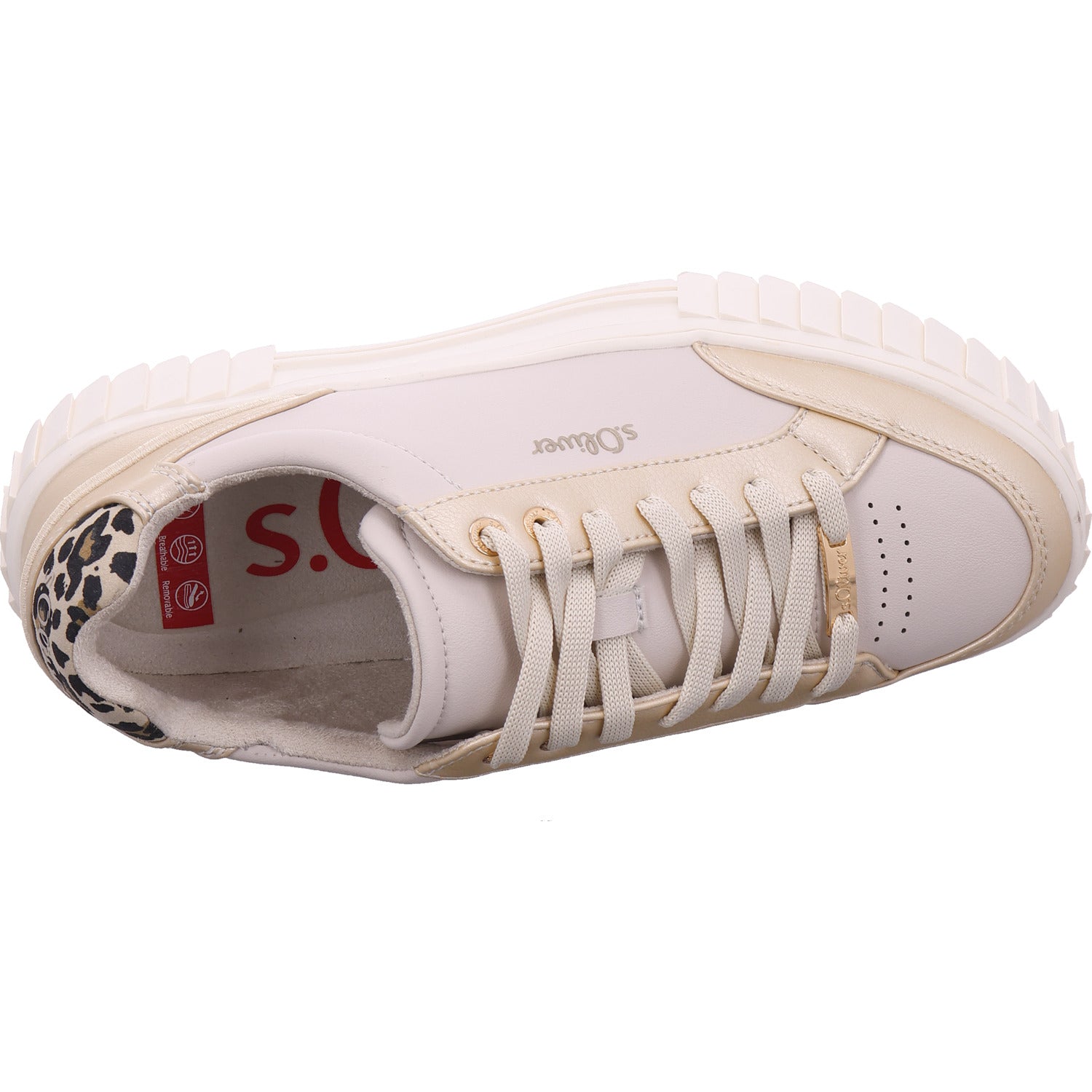 s.Oliver Damen Sneaker  in beige