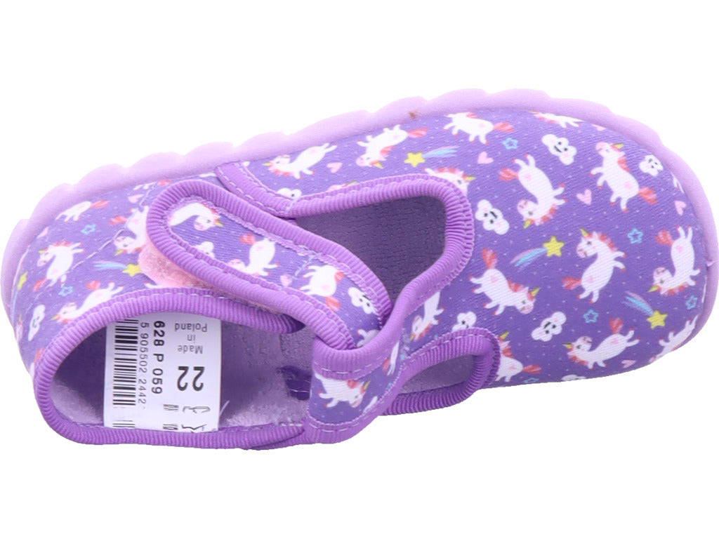 befado Unisex - Kinder Hausschuh  in lila