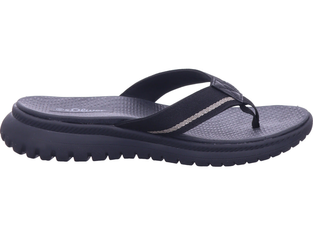 s.Oliver Damen Pantolette  in schwarz