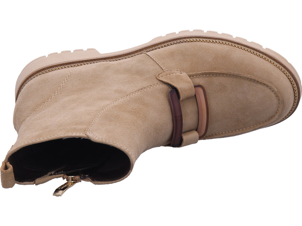 Dámské kotníkové boty Tamaris M2543545 v béžové barvě