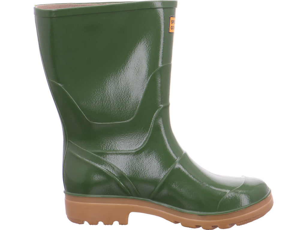 BOLD green rubber boots
