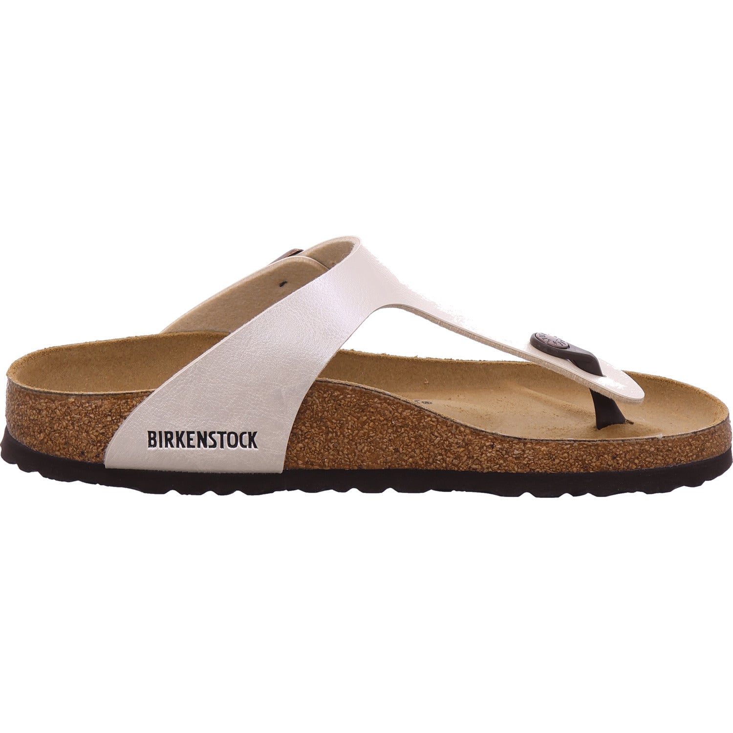 Birkenstock Damen Pantolette Gizeh Birko-Flor in weiß