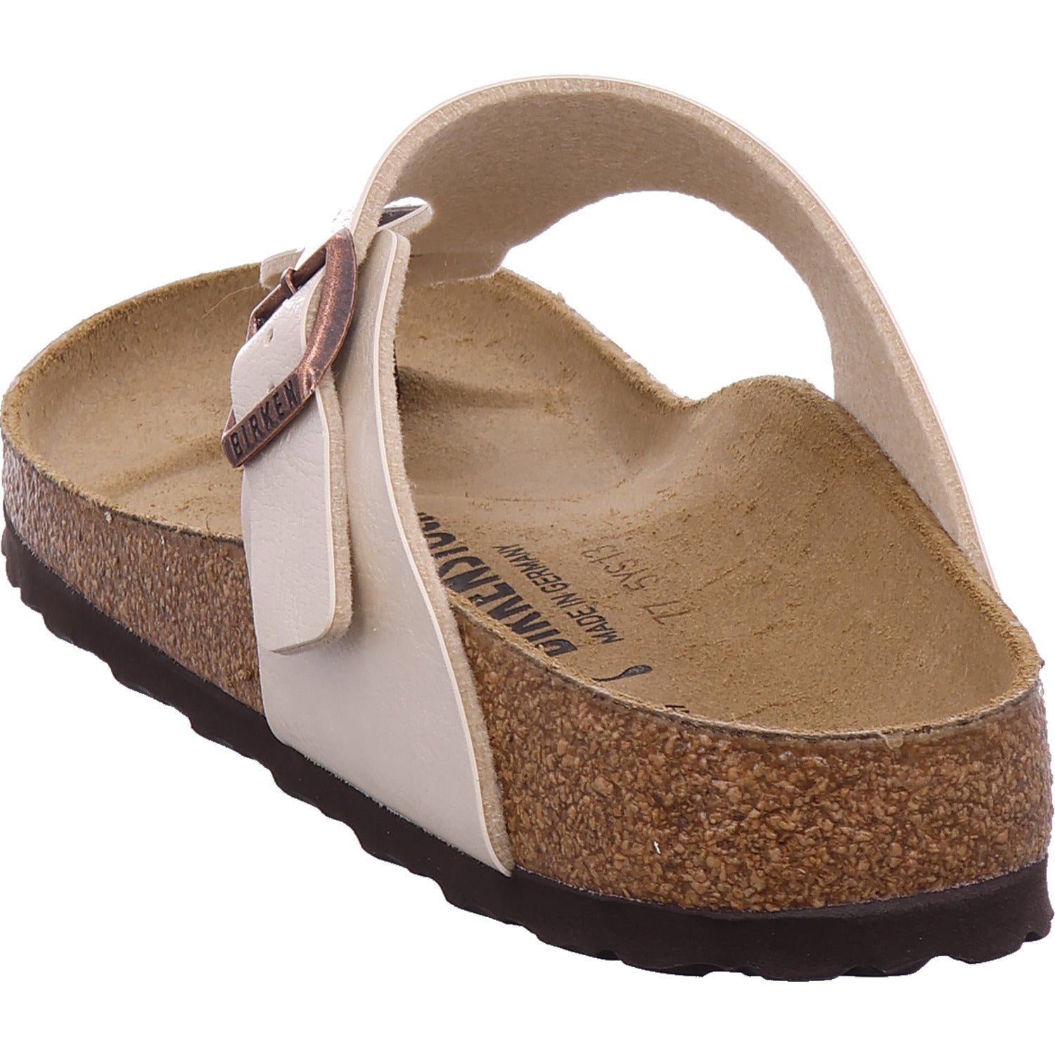 Birkenstock Damen Pantolette Gizeh Birko-Flor in weiß