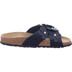 Birkenstock Women's Mule Siena Flower Embellishment in Black