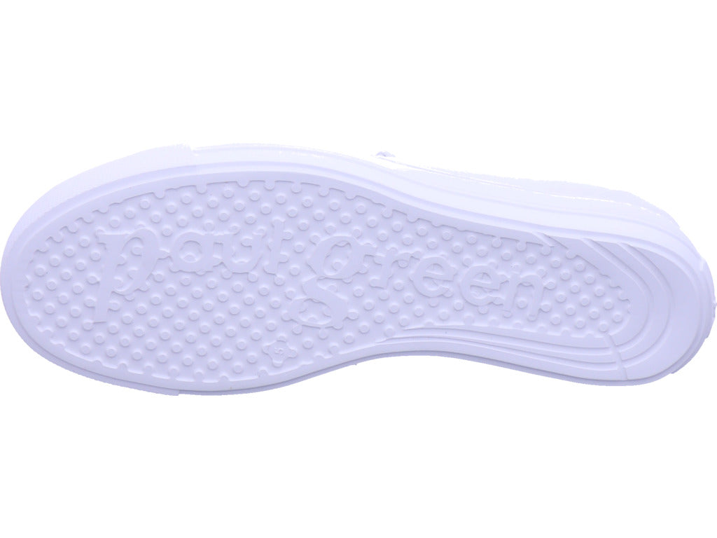 paul green women's slippers in white