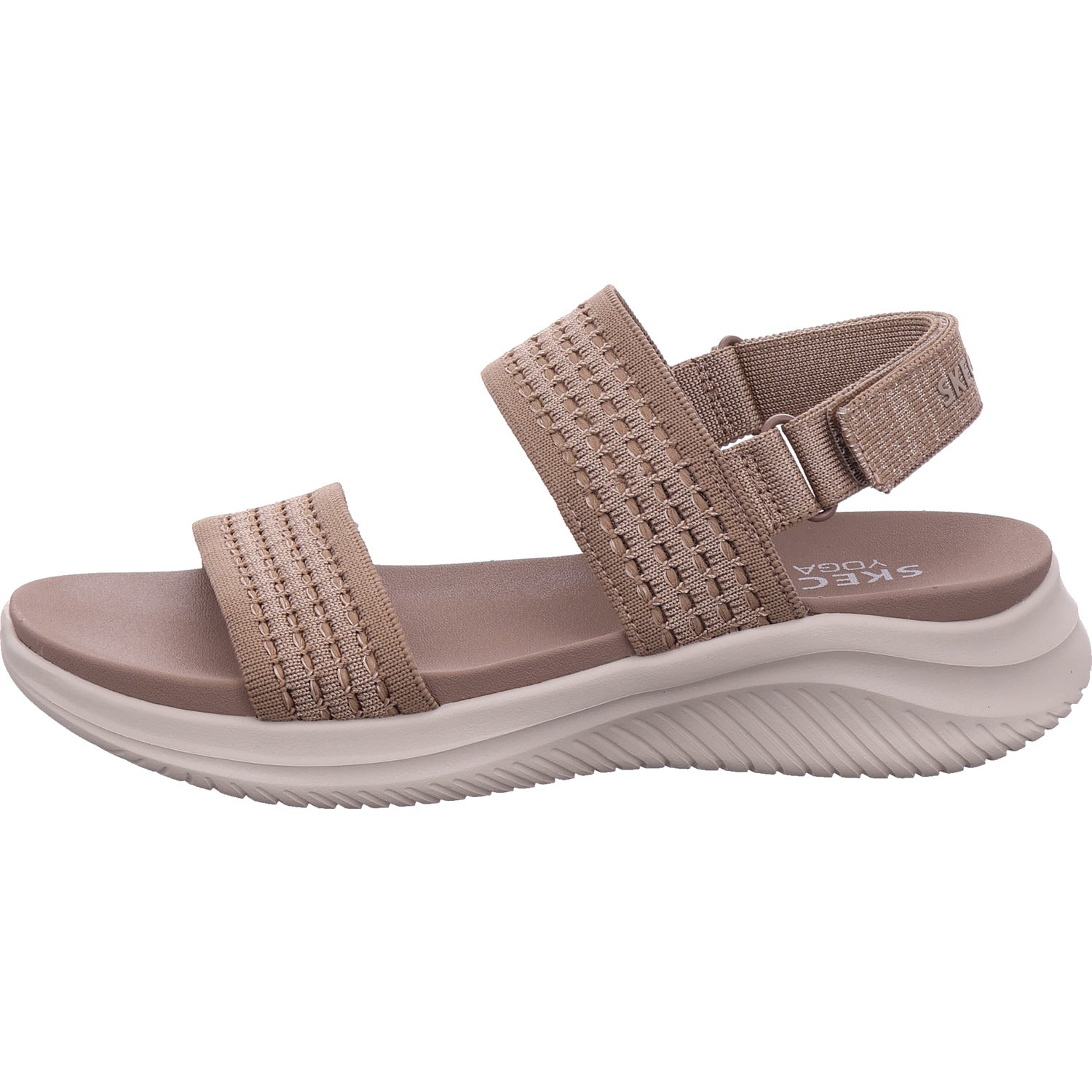 Dámské sandály SKECHERS Ultra Flex 3.0 ve světle hnědé barvě