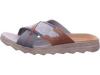 Rieker Herren Pantolette Fsk Herren Sandalen in grau