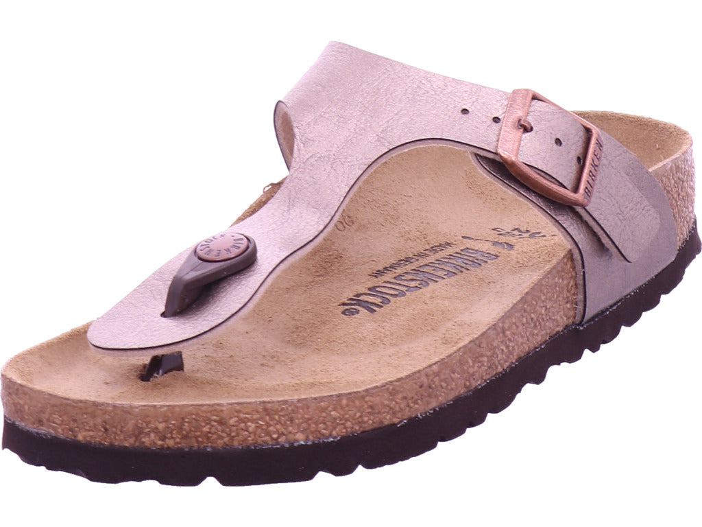 Birkenstock women's Gizeh BF Graceful Taupe sandal in beige