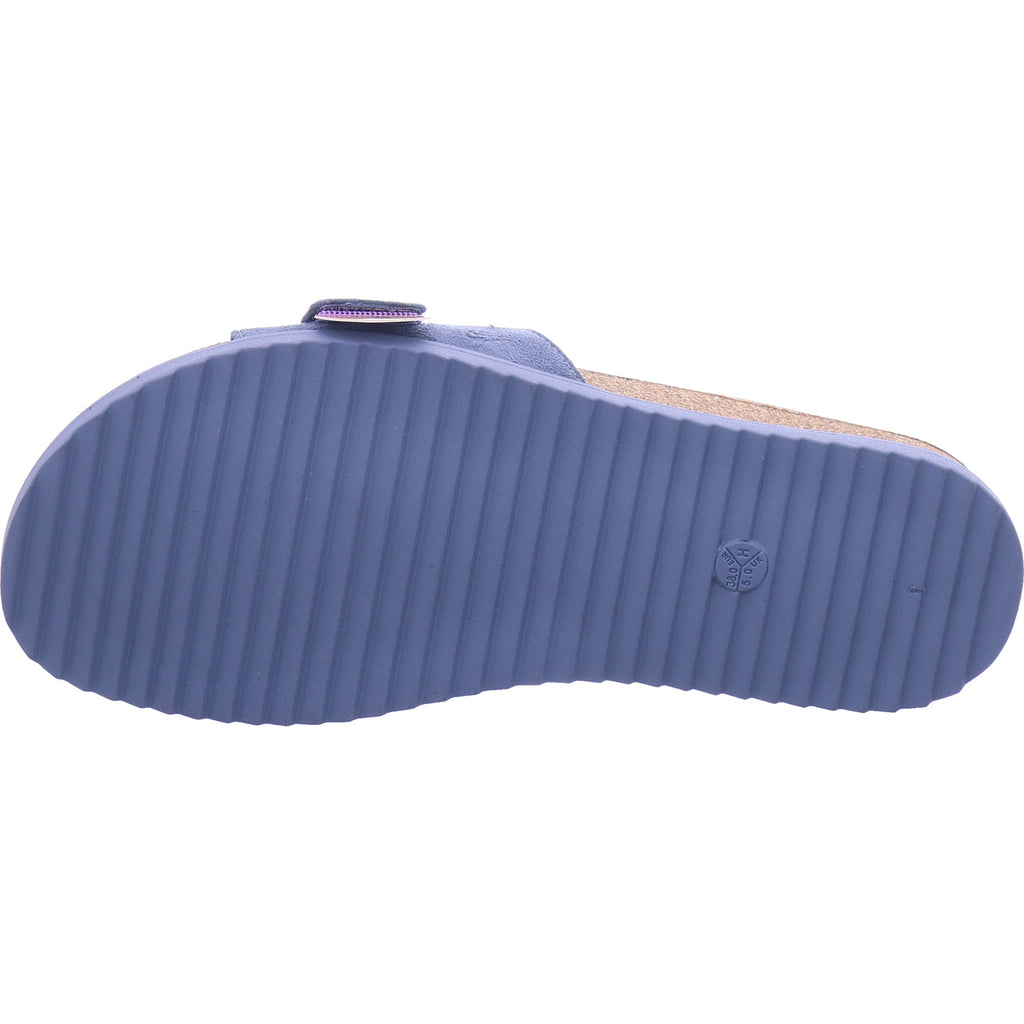 Jana Damen Pantolette  in blau