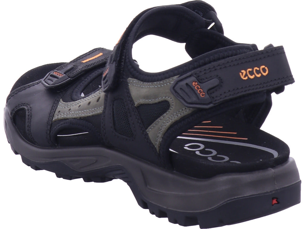 Ecco Herren Sandale Nv in schwarz