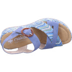 Rieker Damen Sandale  in blau