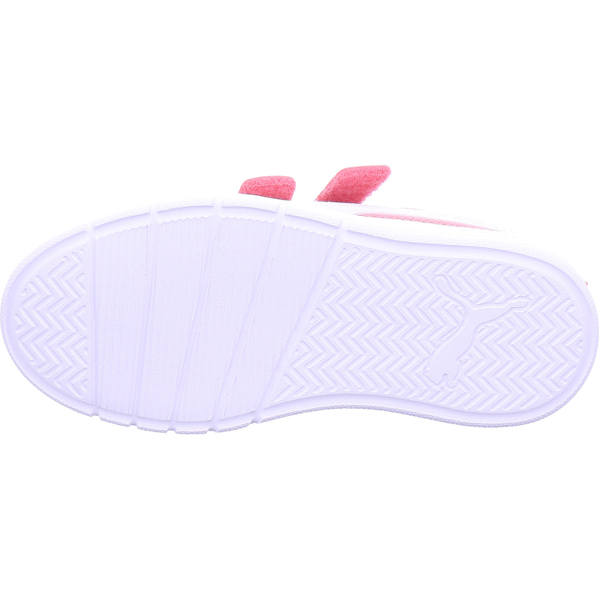 Puma girls' Courtflex V3 Mesh Ps low-top shoe in pink
