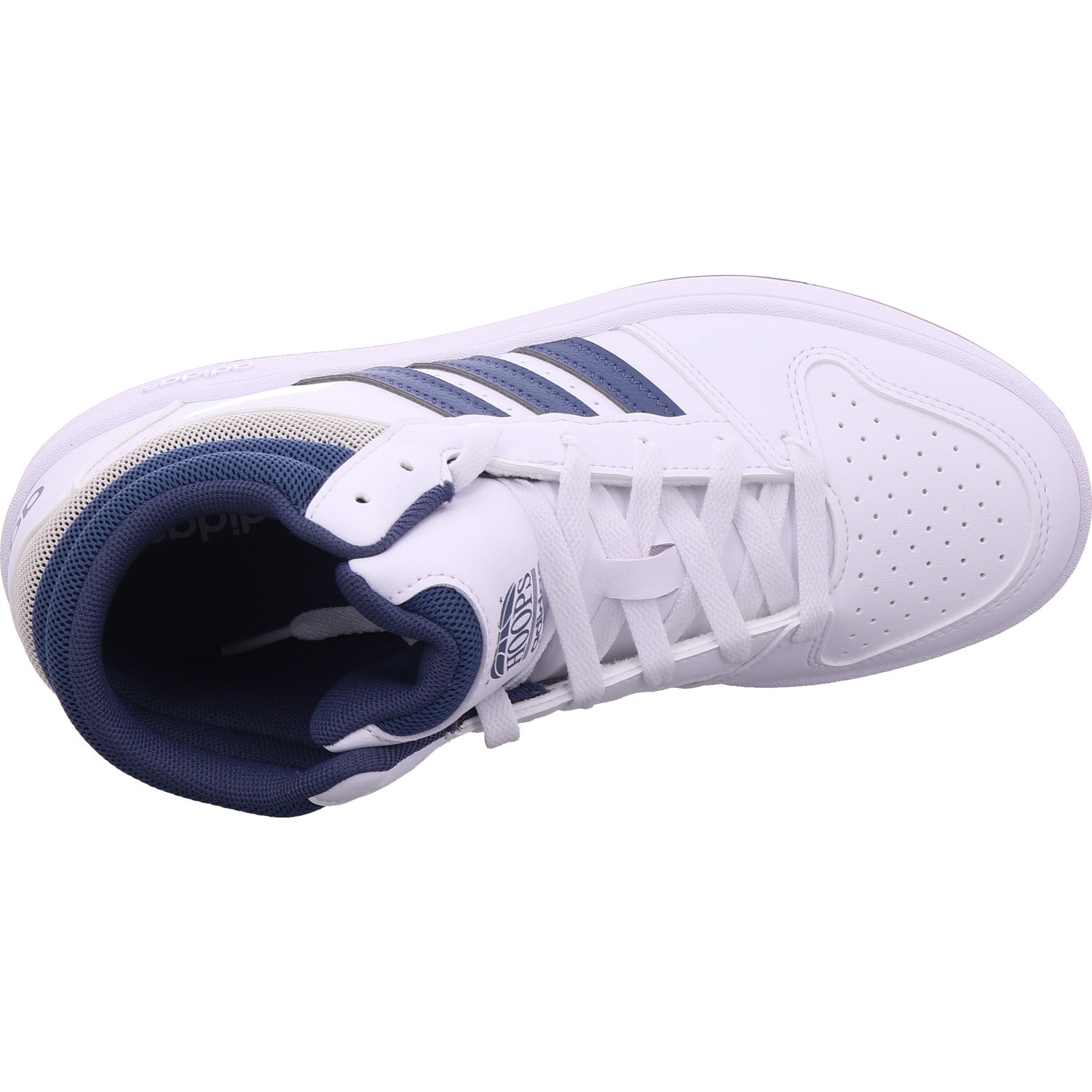 Adidas Boys' Sneakers Hoops Mid Classic J in white