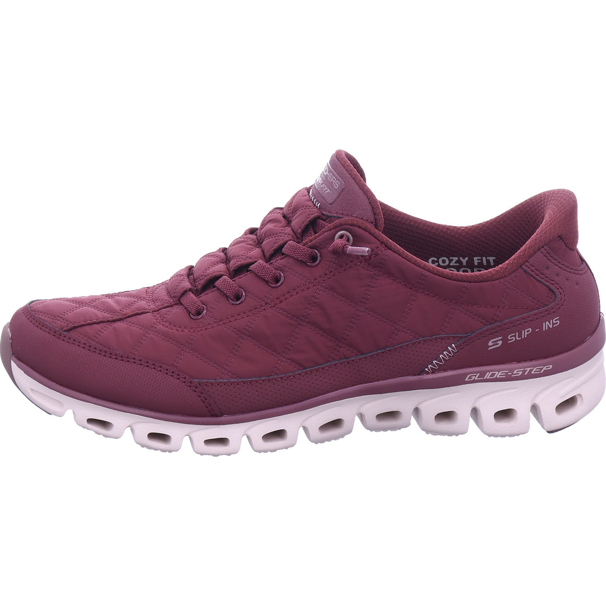 Dámské tenisky SKECHERS Glide Step At Ease Slip-In v červené barvě