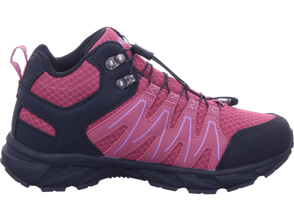 Dámské turistické boty Skogan v červené barvě