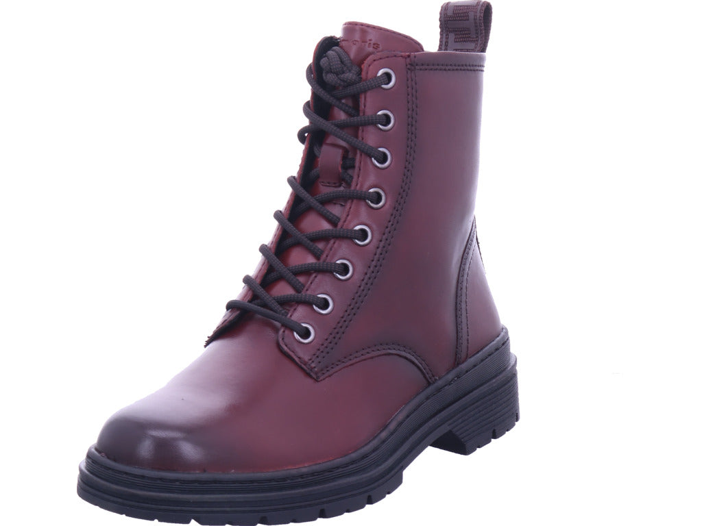 Dámské kotníkové boty Tamaris M2523041 v červené barvě