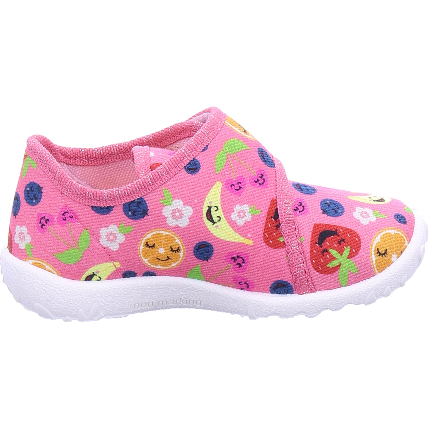 Superfit girls' slipper Spotty in red