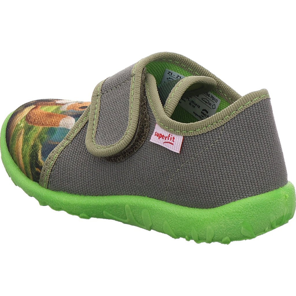 Superfit Unisex - Kinder Hausschuh Spotty in grün