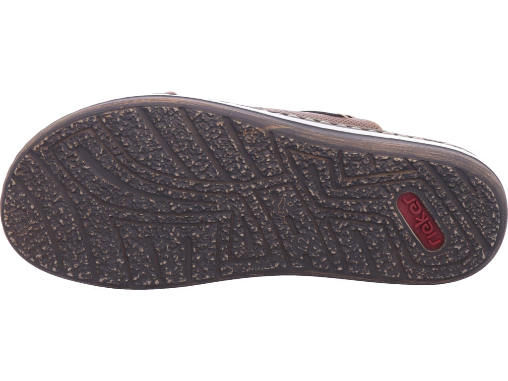 Rieker Herren Pantolette Fsk Herren Sandalen in braun
