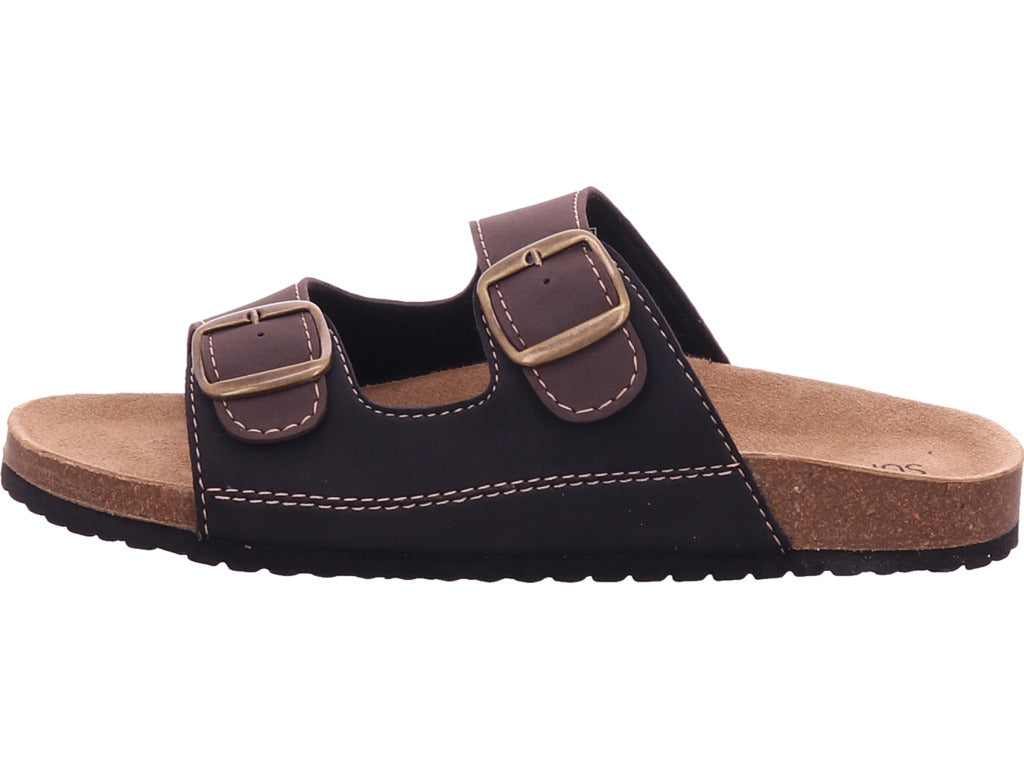 Planet Footwear Pánské pantofle Pánské pantofle s hlubokou stélkou v hnědé barvě