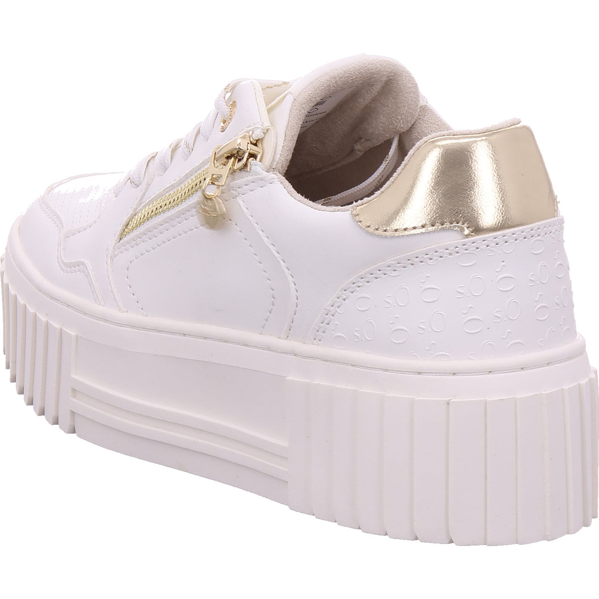 s.Oliver Damen Sneaker  in weiß