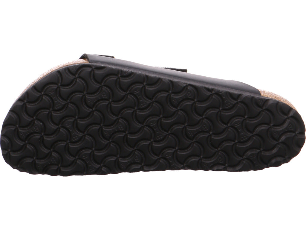 Birkenstock Herren Pantolette Arizona Bf Soft Schwarz in schwarz