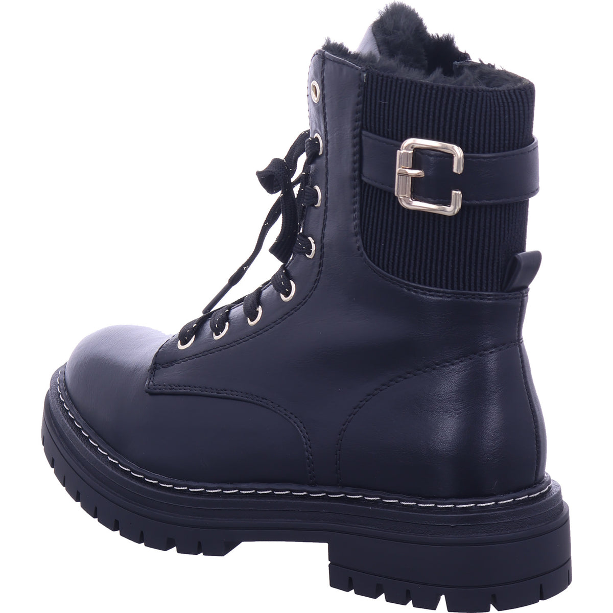 Shoe-world Damen Stiefel  in schwarz