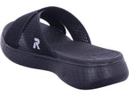 Rieker women's mule Fsk women's sandals in black