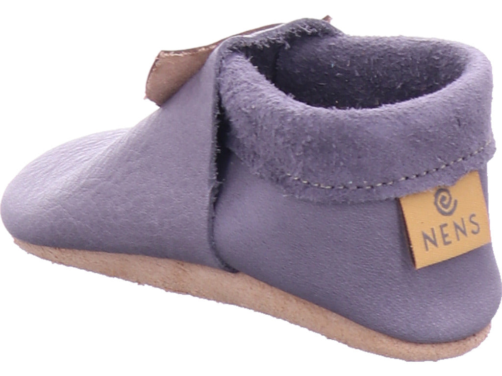 NENS Unisex - Baby Slipper Elefant Mausgrau in grau
