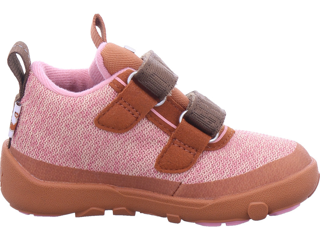 Affenzahn Girls' First Steps Shoe Deer in Pink