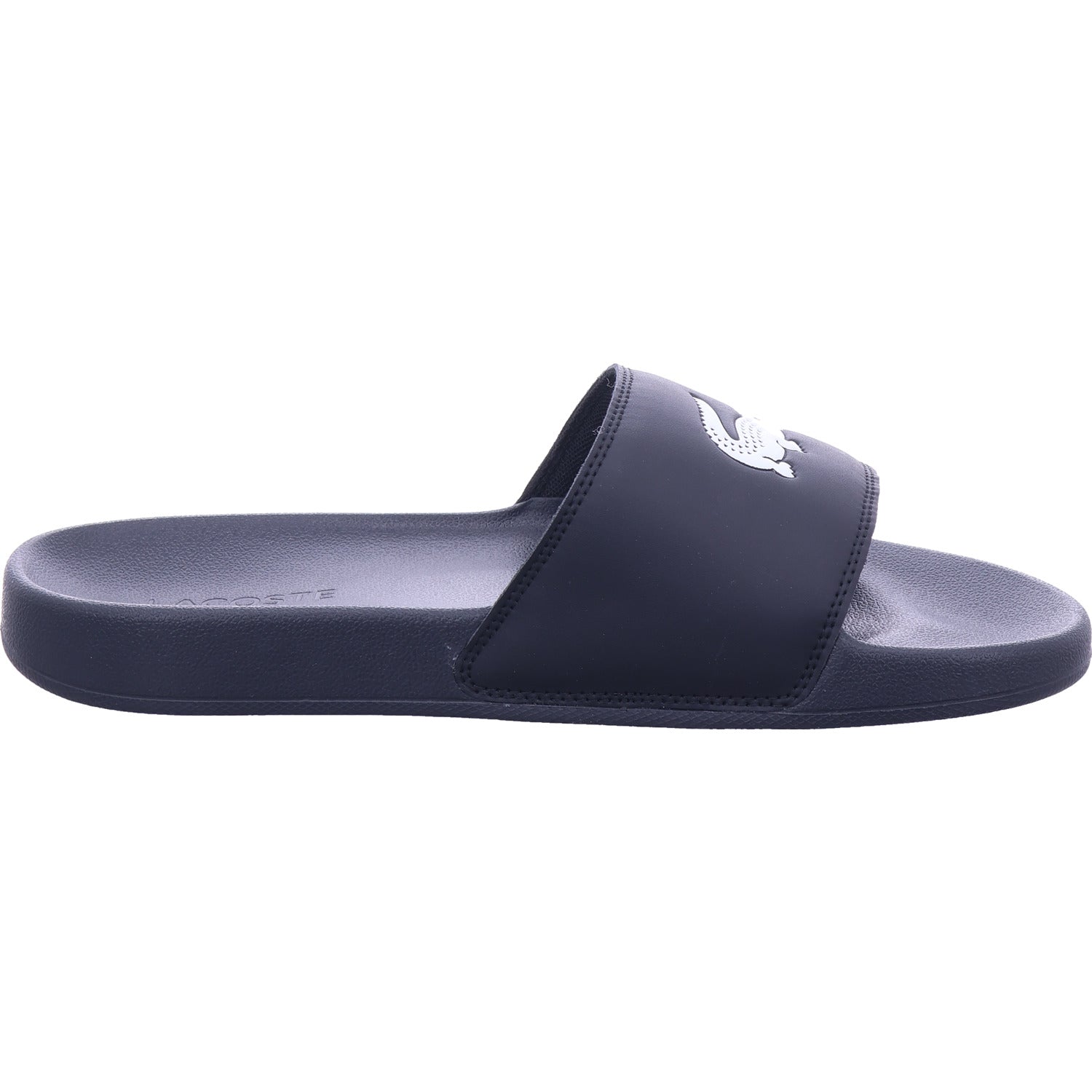 Lacoste Herren Badeschuh Serve Slides in schwarz