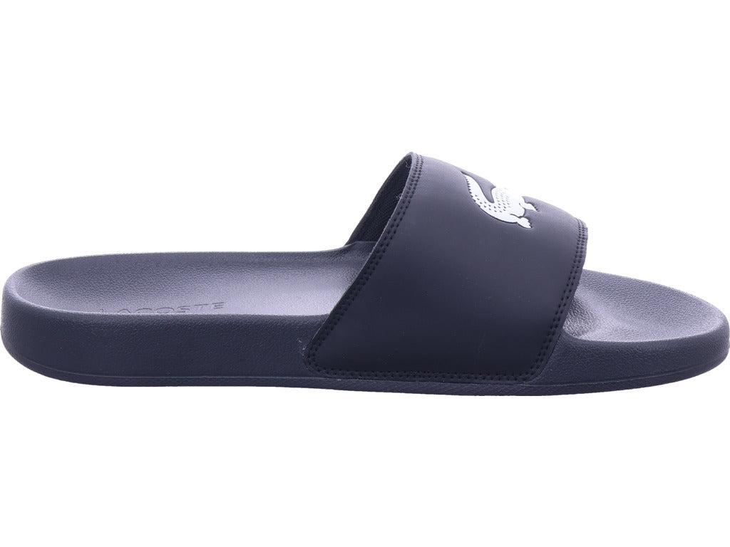 Lacoste Herren Pantolette Serve Slides in schwarz