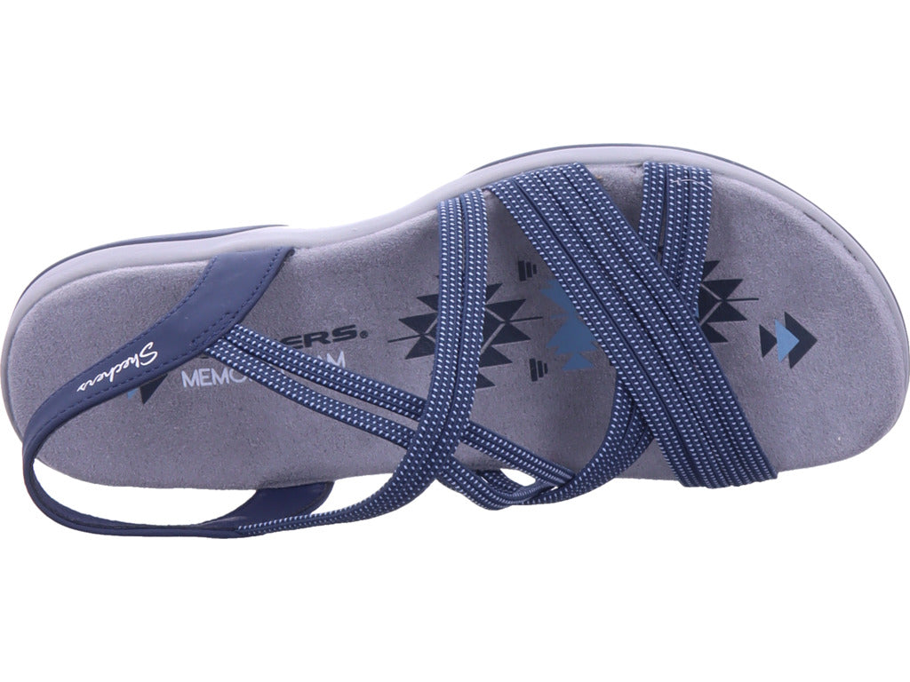 SKECHERS Dámské sandály v modré barvě