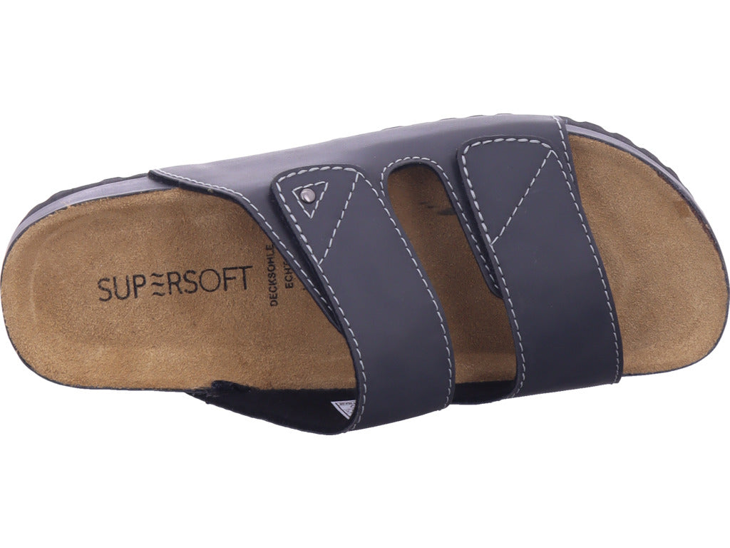 Planet Footwear Men's Mule in Black