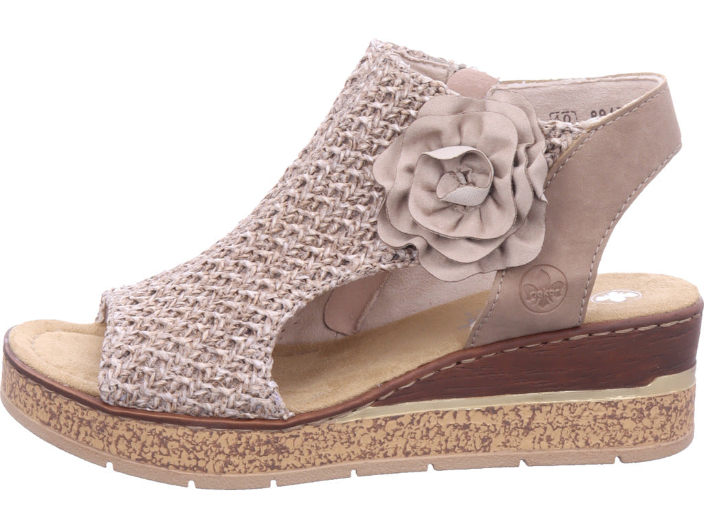 Rieker Women's Fsk Women's Sandals in beige