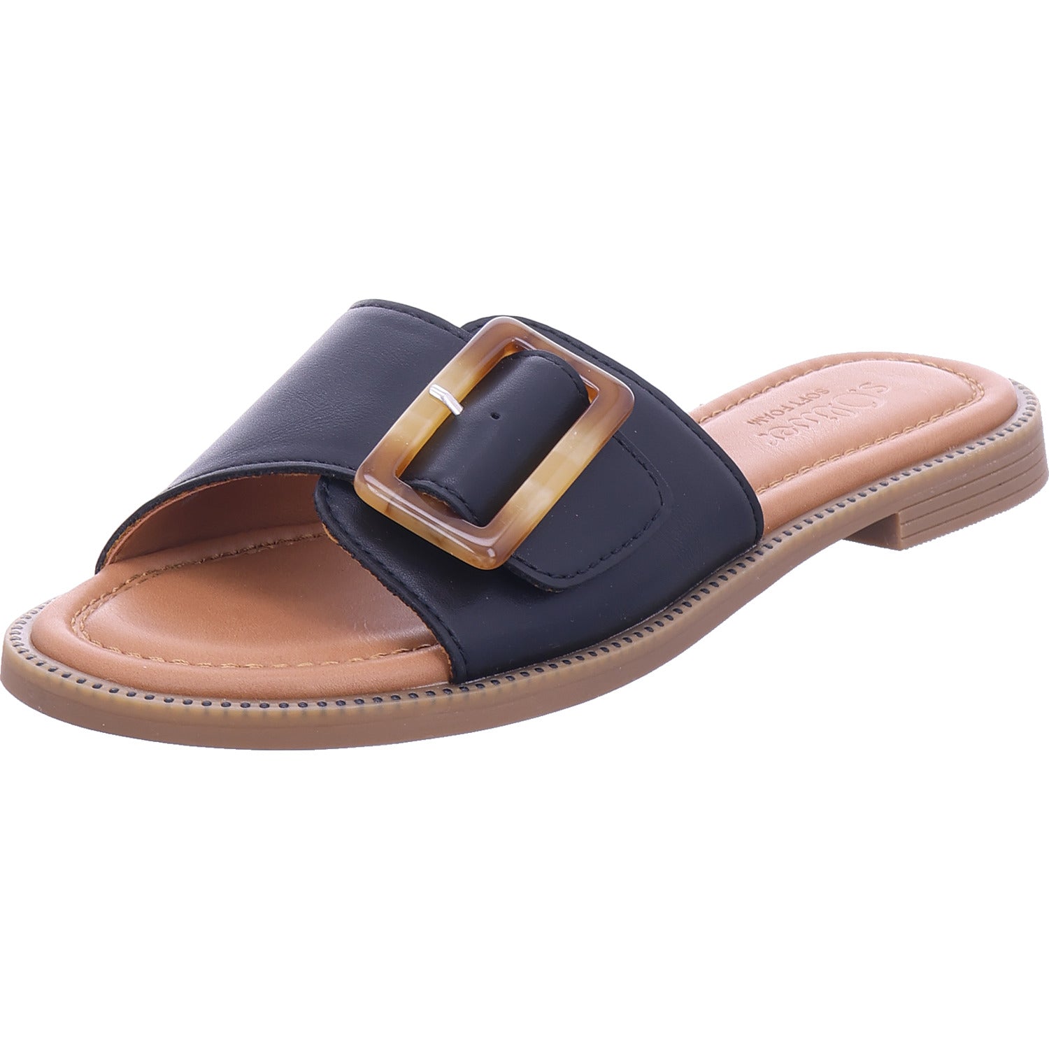 s.Oliver Damen Pantolette  in schwarz