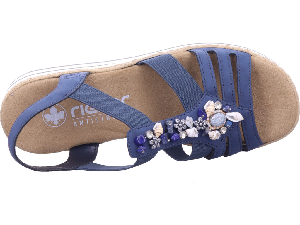 Rieker Women's Sandal Fsk Women's Sandals in blue