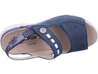 Rieker Damen Sandalette Fsk Damen Sandalen in blau