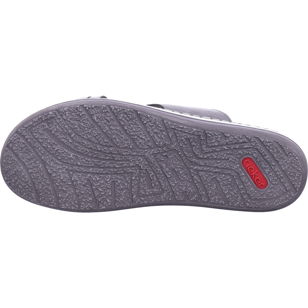 Rieker Men's Mule in Grey
