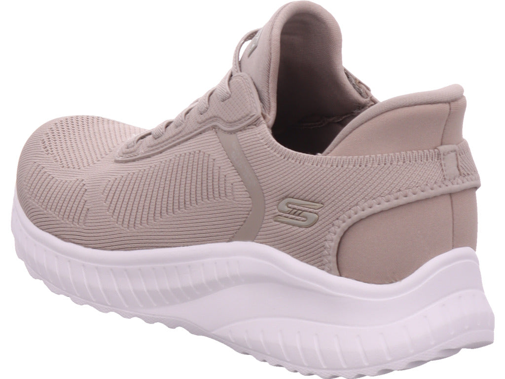 SKECHERS Women's Bobs Squad Sneakers in beige