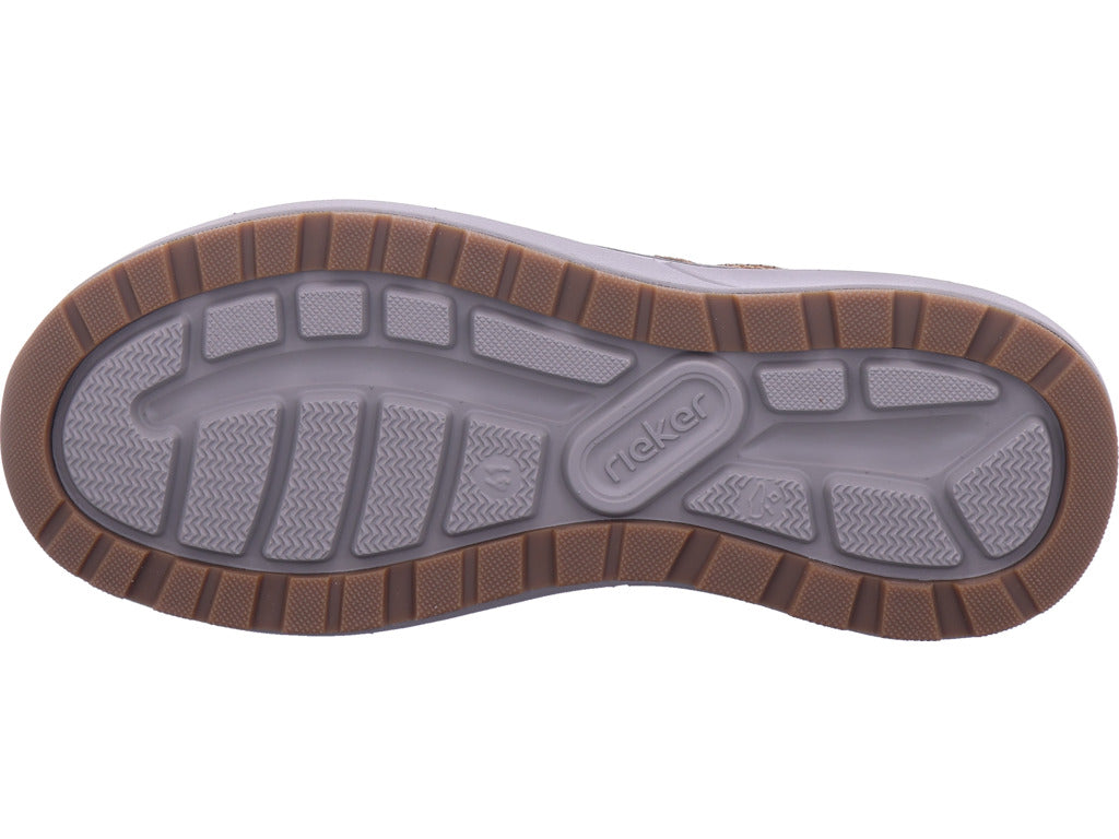 Rieker men's slippers Hwk men's low shoes in brown