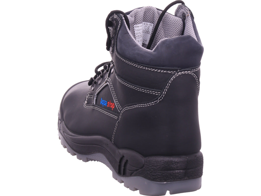 Leopard Herren Arbeitsschuh Sicherheitsknöchelstiefel S3 in schwarz