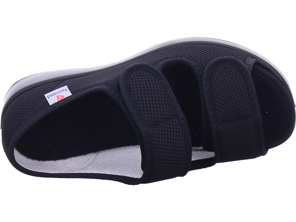 Varomed Damen Sandale Göteborg Xxl in schwarz