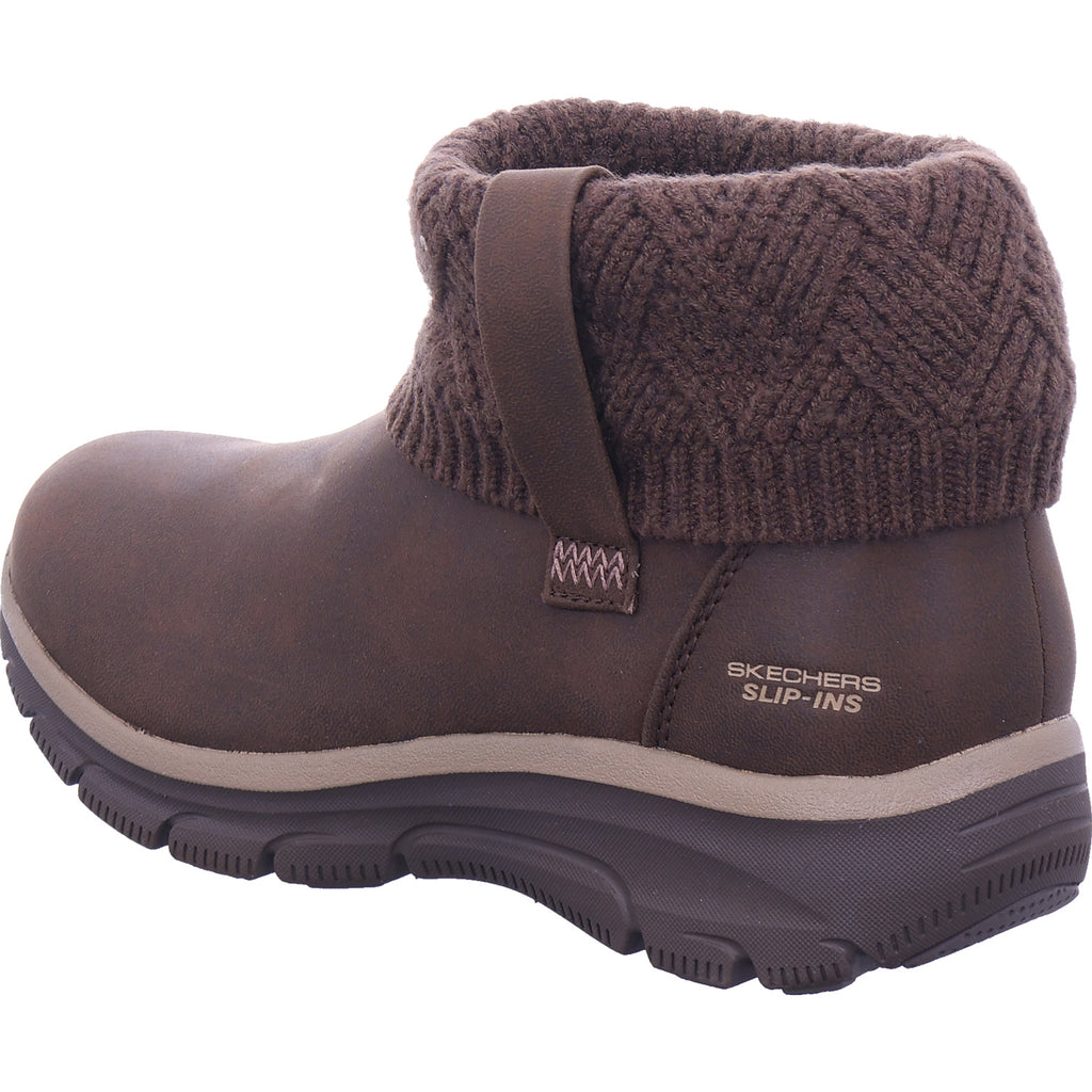 SKECHERS Damen Stiefelette Easy Going in braun
