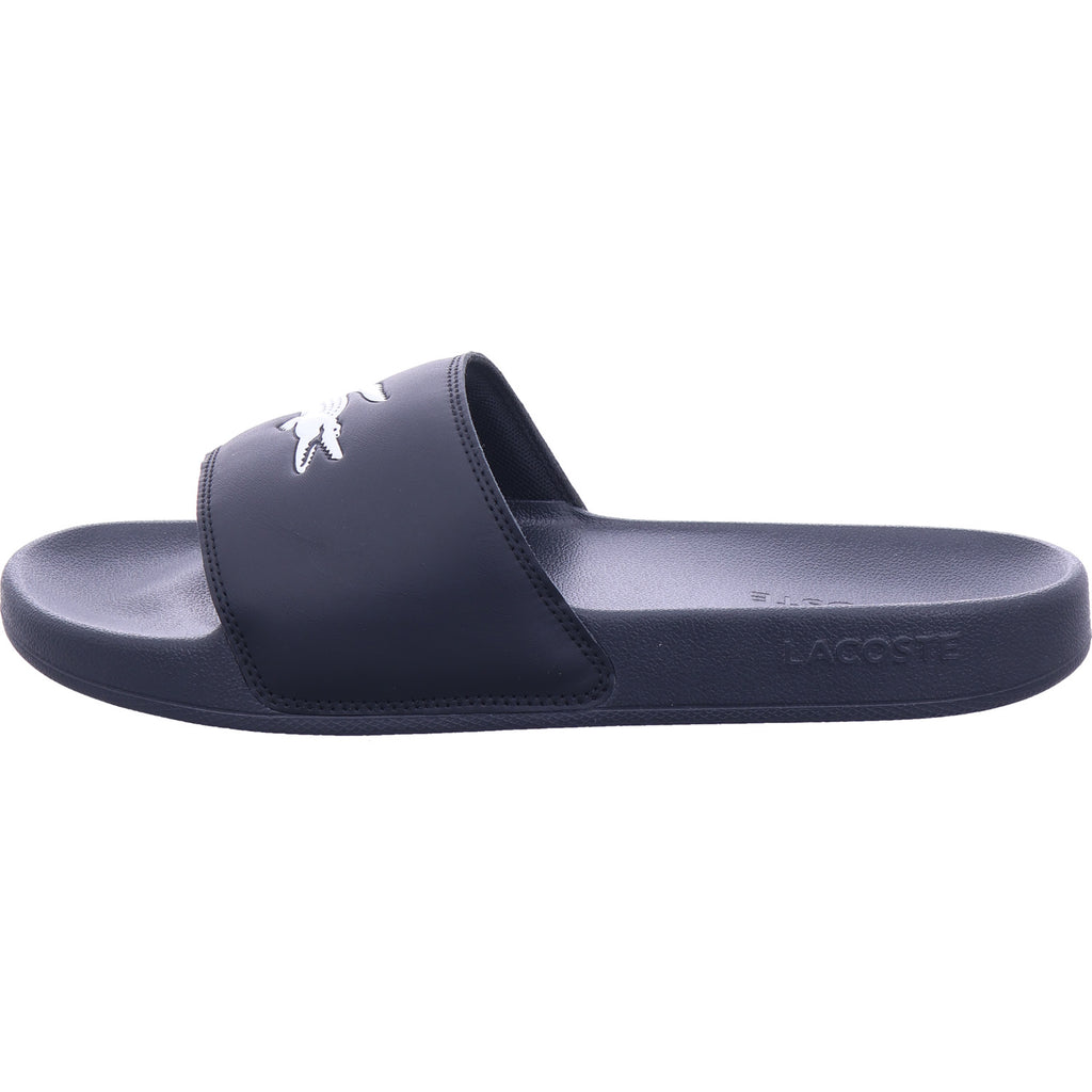 Lacoste Herren Badeschuh Serve Slides in schwarz