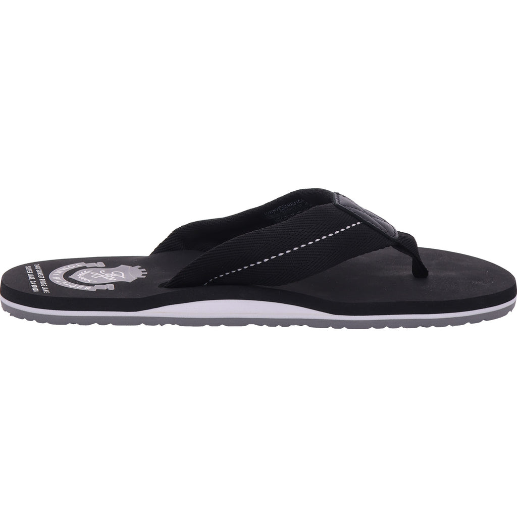 Tommy Hilfiger Men's Beach Sandals Patch Hilfiger Beach Sandal in Black