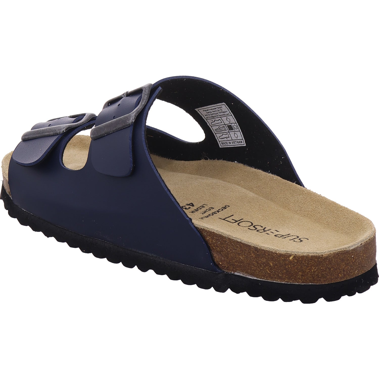 Planet Footwear Men's Mule Men's Arch Support Mules in blue